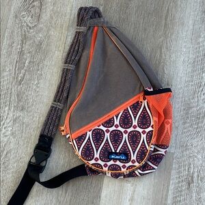 😎Kavu Belt Bag - Brown and Orange Pattern